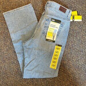 Lee Natural Straight Leg Stretch Jeans Light Wash Women’s 10 Medium NWT